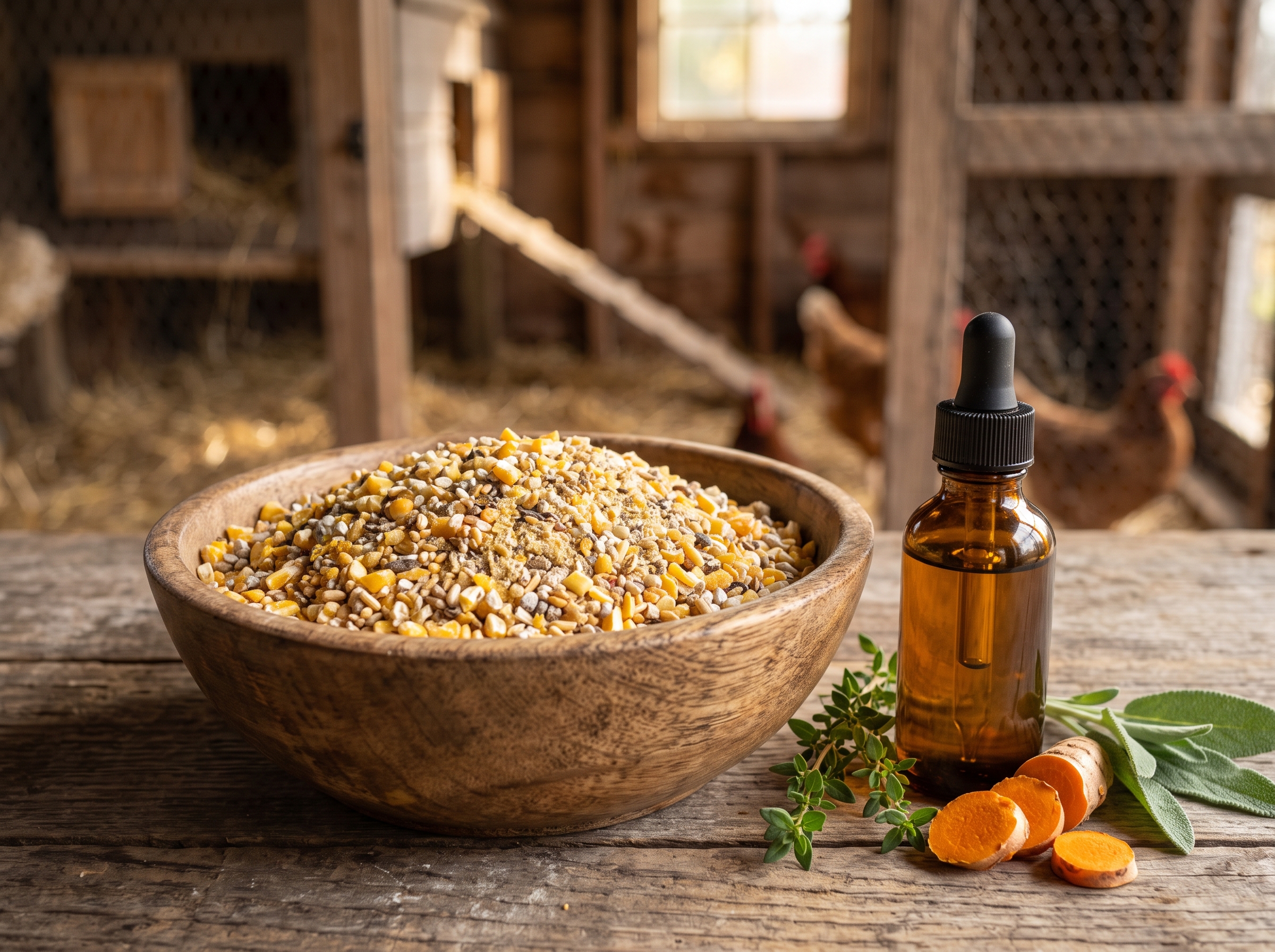 Pakan pur dan vitamin herbal